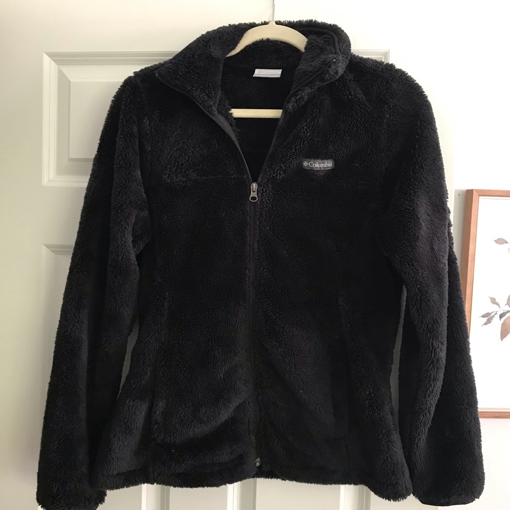 Columbia Women's Black Fuzzy Jacket